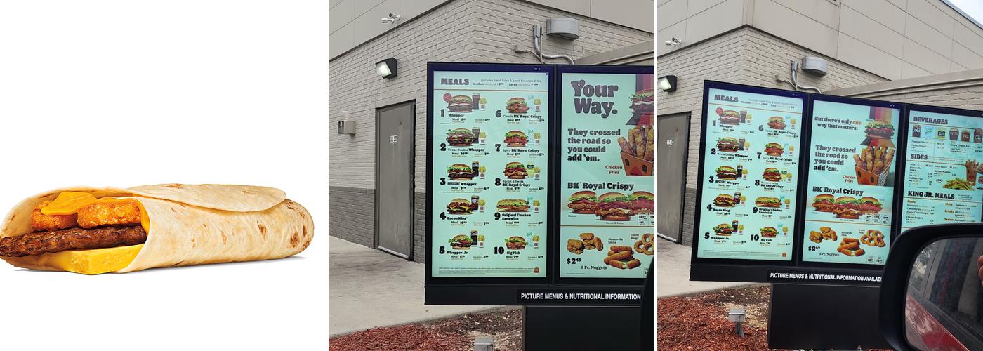 Burger King Menu