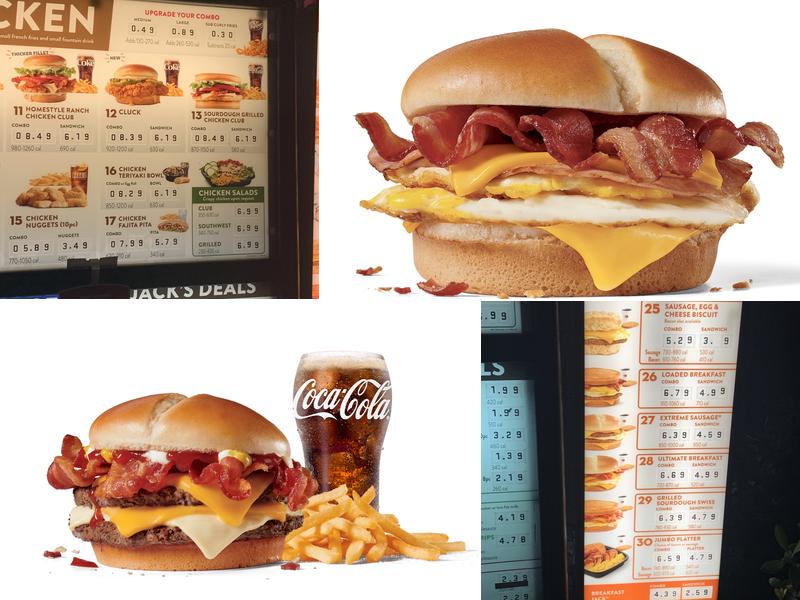 Jack in the Box Menu