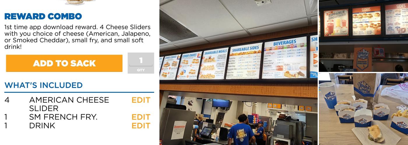 White Castle Menu