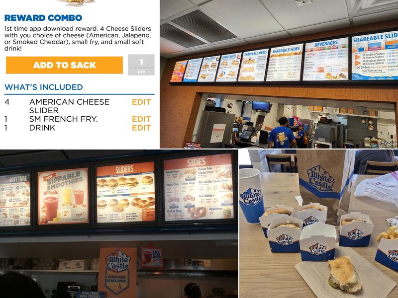White Castle Menu