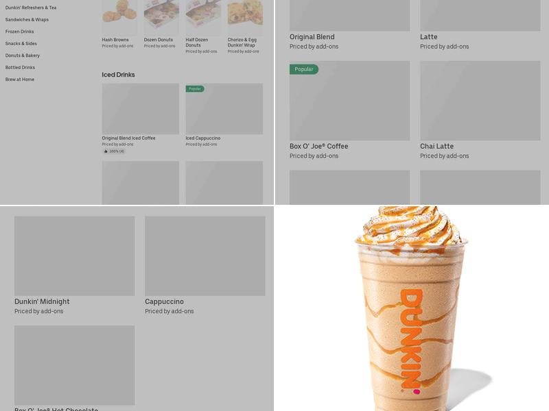 Dunkin' Menu