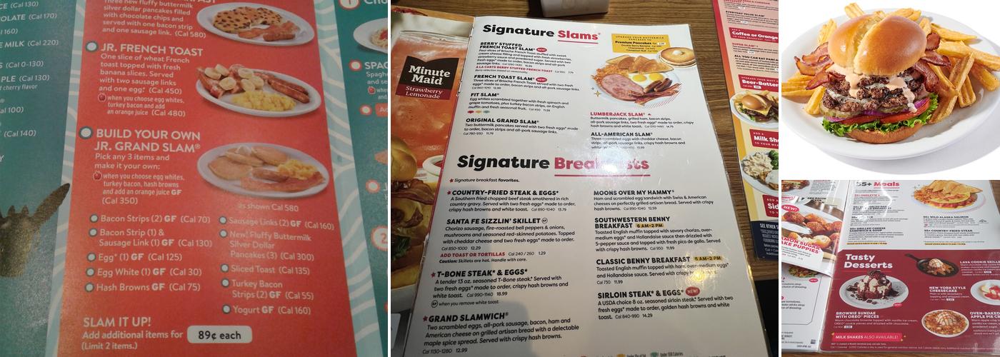 Denny's Menu
