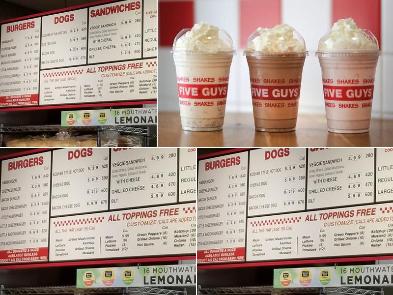 Five Guys Menu