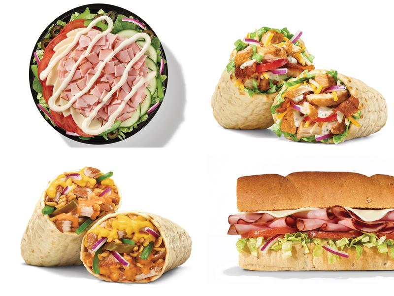 Subway Menu