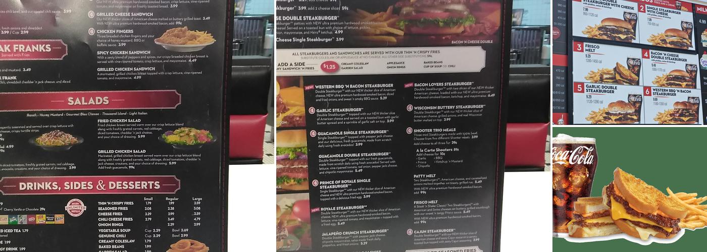 Steak 'n Shake Menu