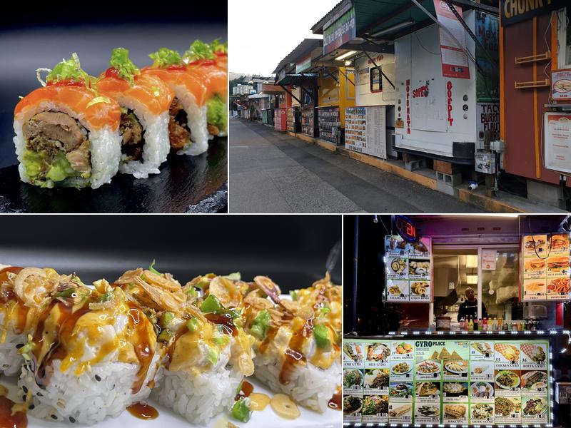 Food Carts SW 4th Ave & SW Hall St