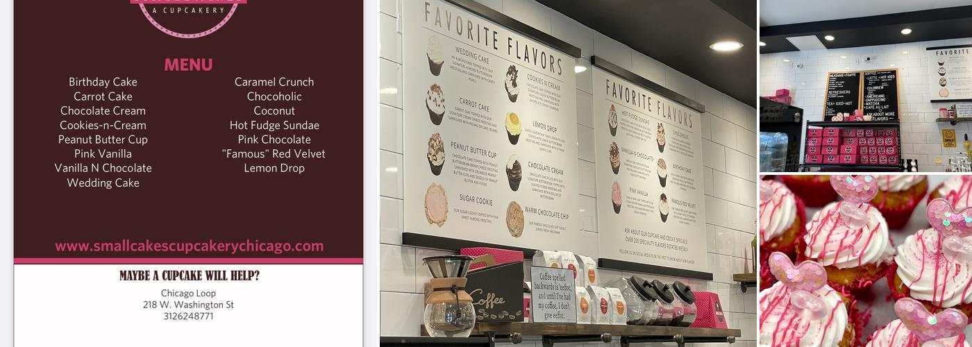 Smallcakes Cupcakery Menu