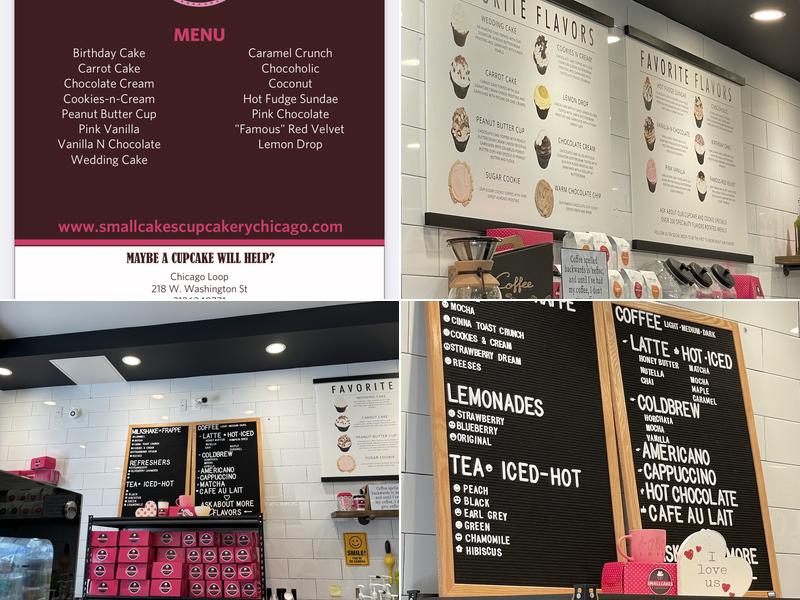 Smallcakes Cupcakery Menu