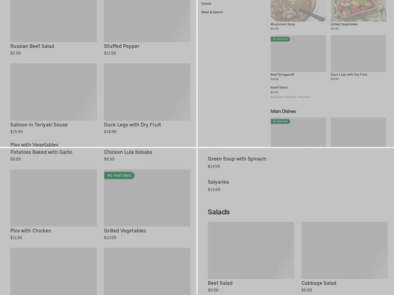 Oliv'e Market Glendale Menu