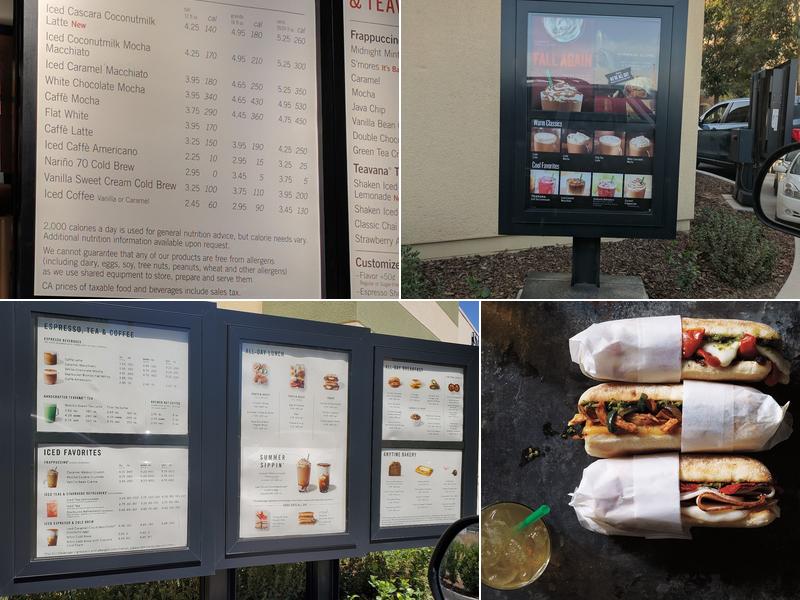 Starbucks Menu