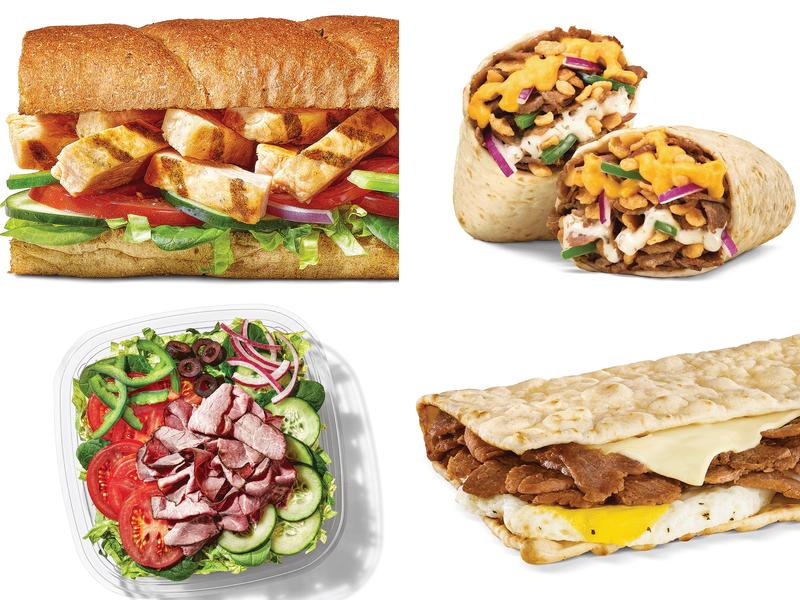 Subway Menu