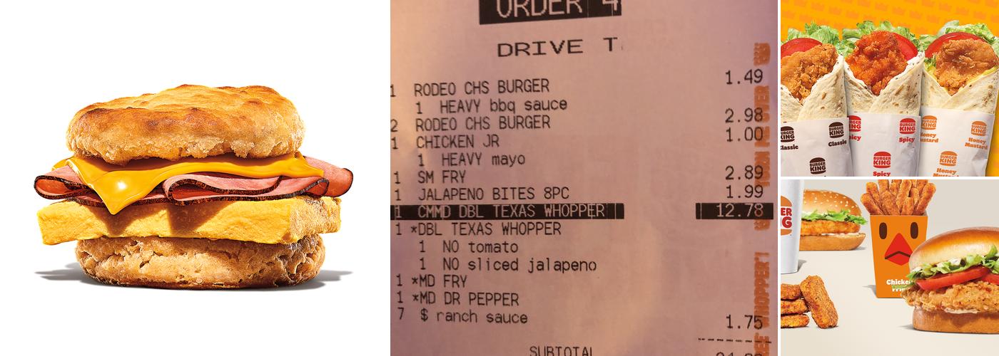 Burger King Menu