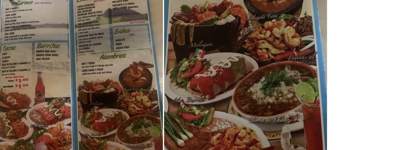 Tacos Y Mariscos Las Islitas Whittier Menu