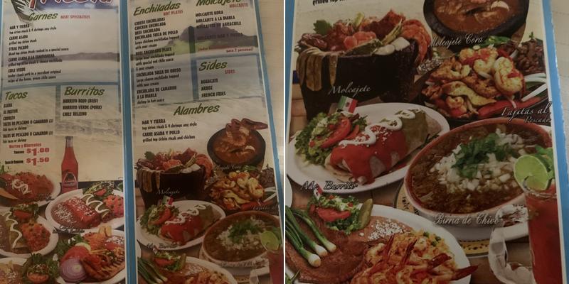 Tacos Y Mariscos Las Islitas Whittier Menu