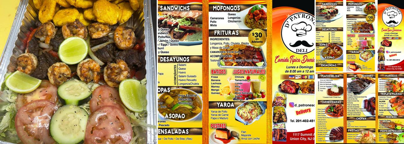 D'Patrones Deli Menu