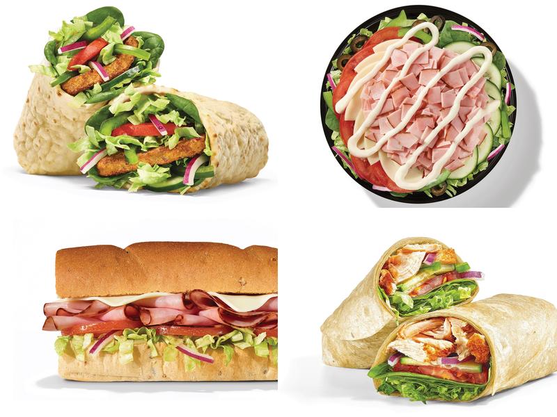 Subway Menu