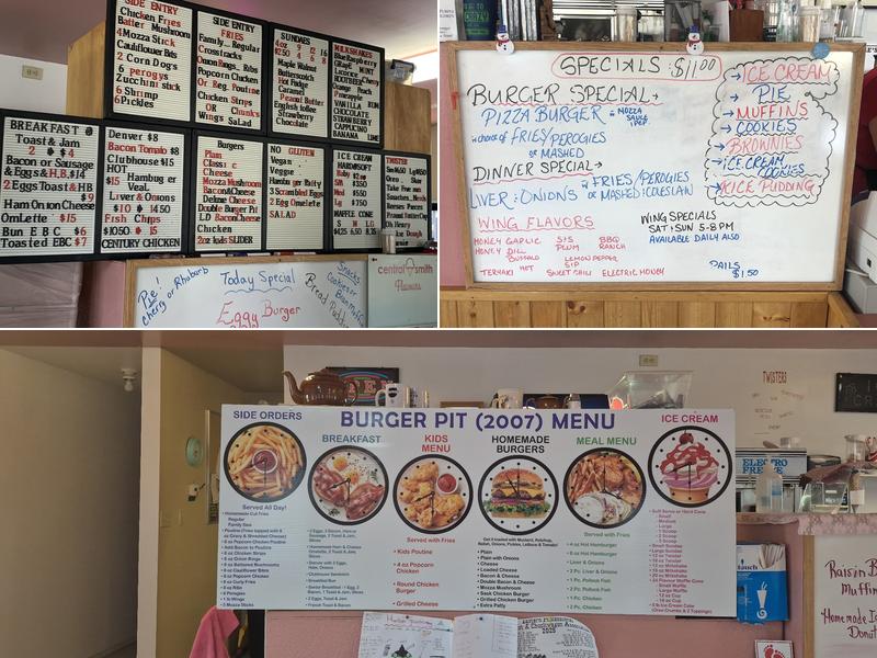 Burger Pit 2007 Menu