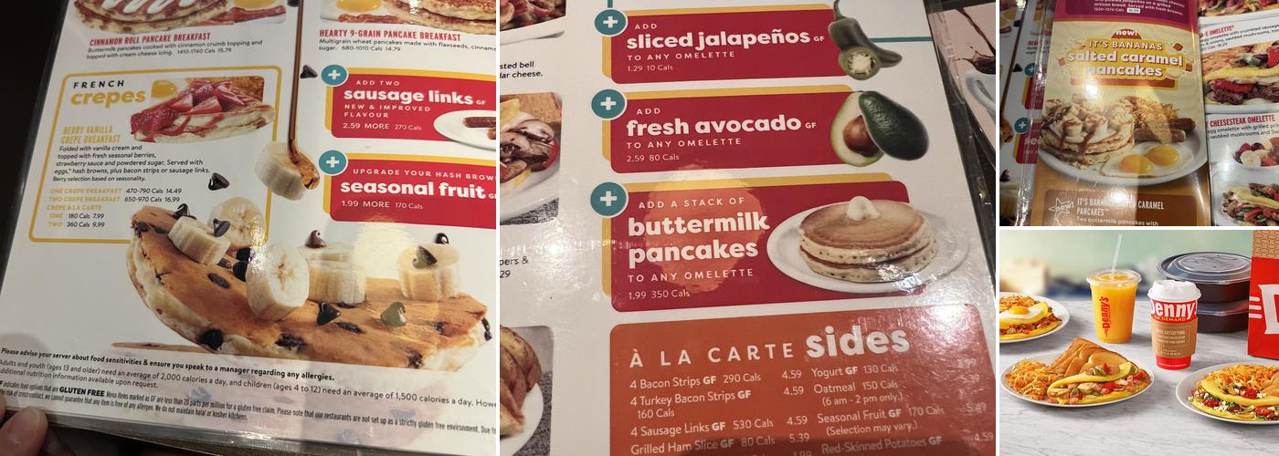 Denny's Menu