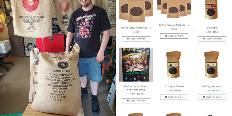 Grab-A-Java Roasting & Coffee Bar 1994 Menu