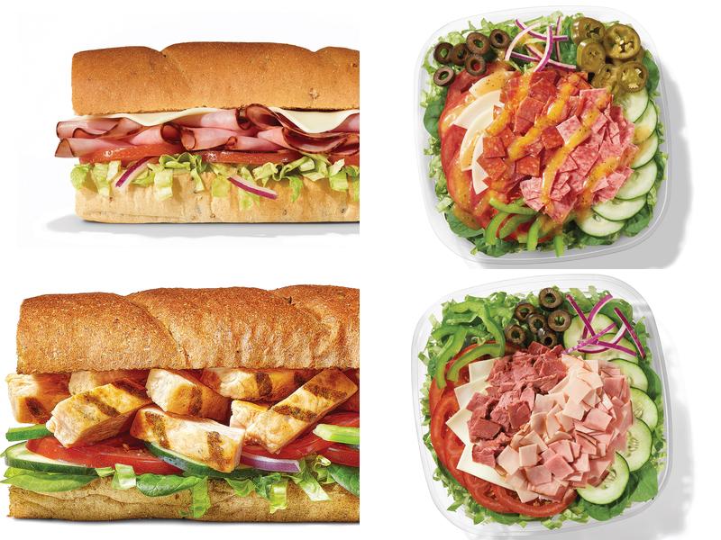 Subway Menu