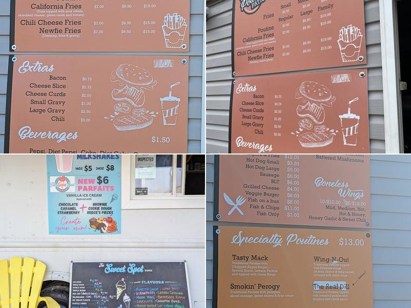 The Potato Patio Menu