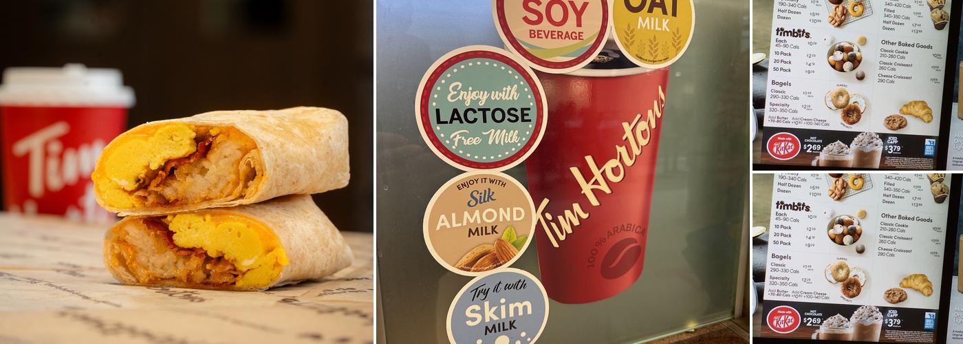 Tim Hortons Menu