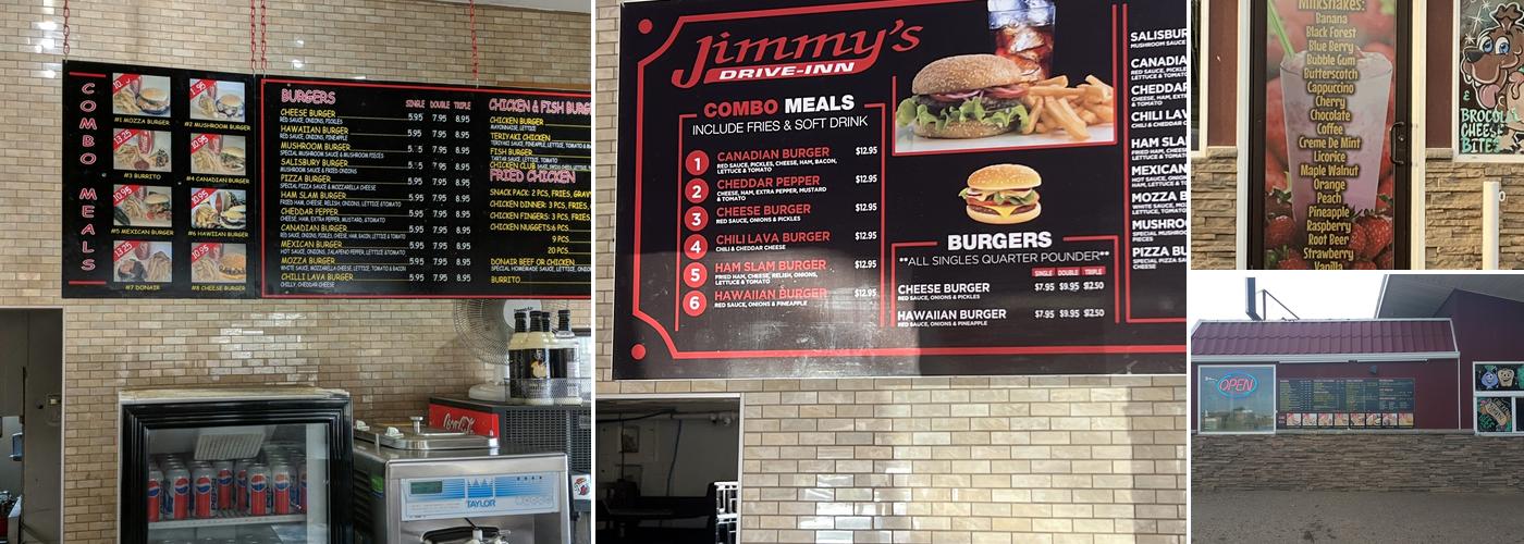 Jimmy's Drive Inn Menu