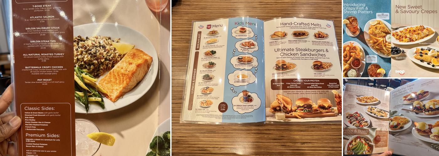 IHOP Menu