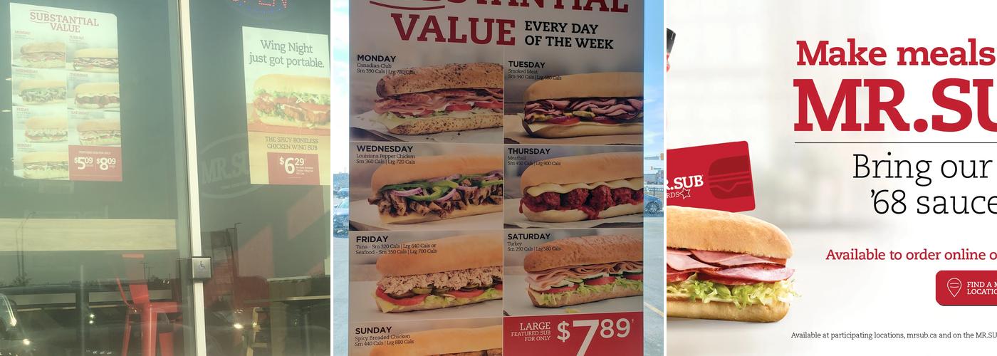 Mr.Sub Menu