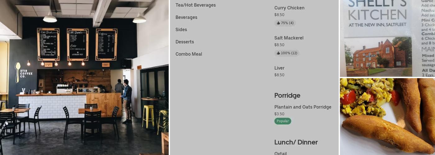 Shelly's Kitchen Menu