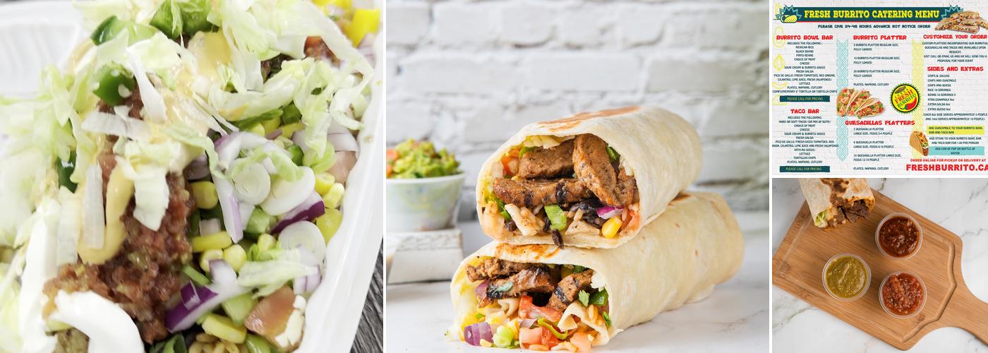 Fresh Burrito Menu