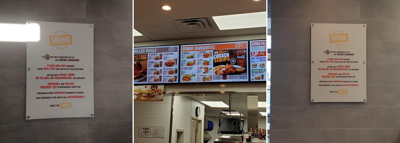 Burger King Menu
