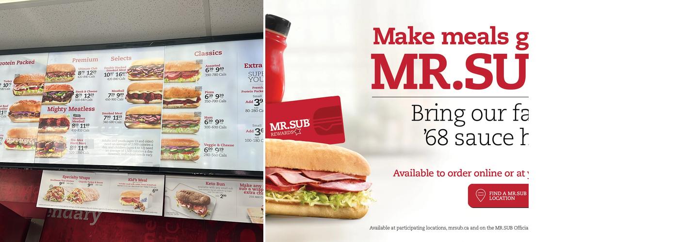 Mr.Sub Menu