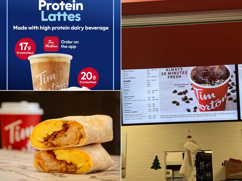 Tim Hortons Menu