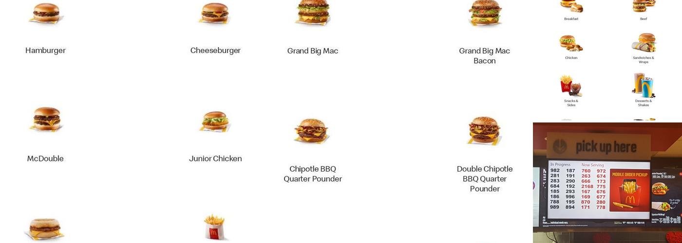 McDonald's Menu