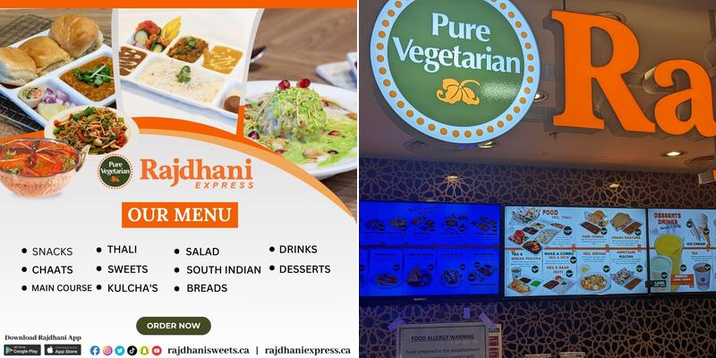 Rajdhani Express (Shoppers World) Menu