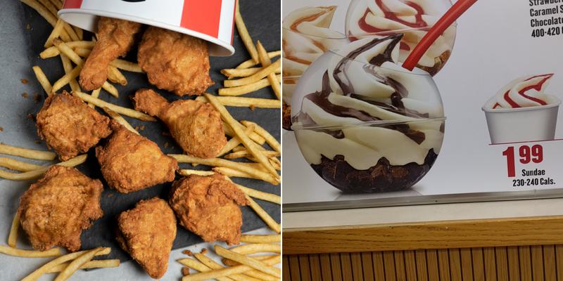 KFC Menu
