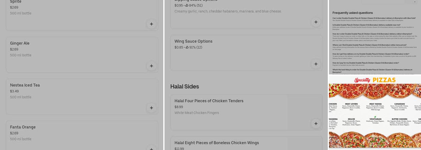 Double Double / Menu