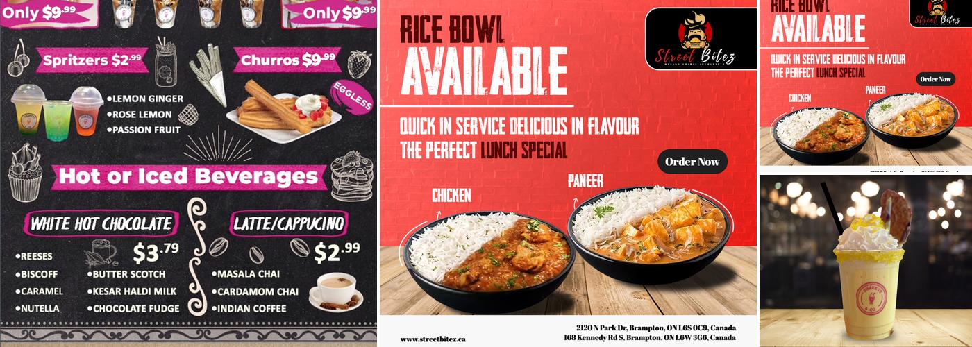 Shake it and Co / Street Bitez Menu