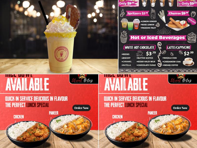 Shake it and Co / Street Bitez Menu