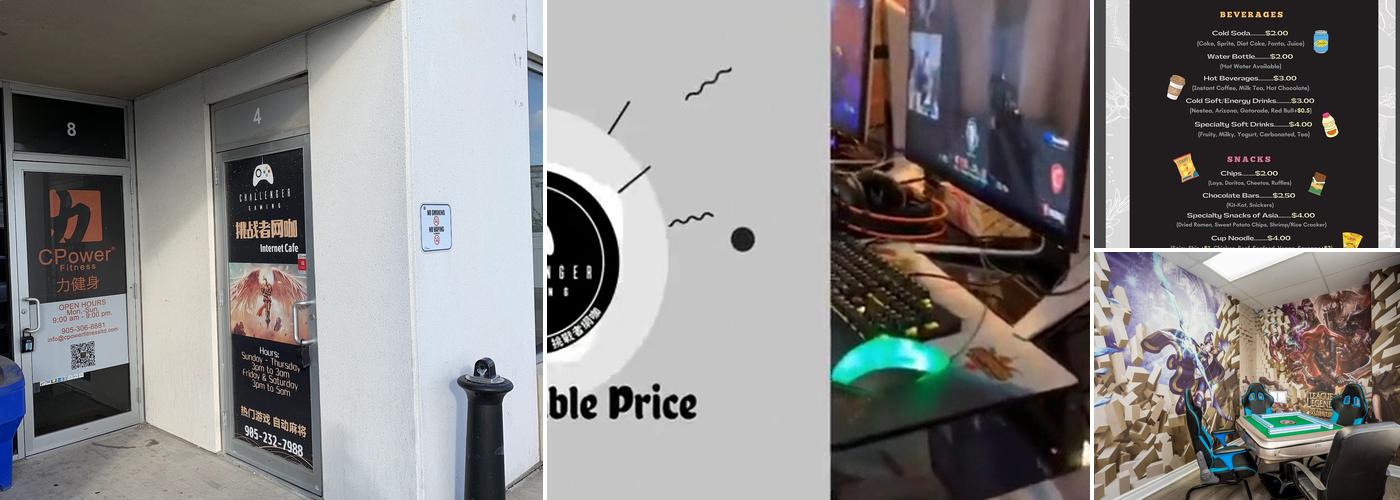 Challenger Gaming Internet Cafe Menu