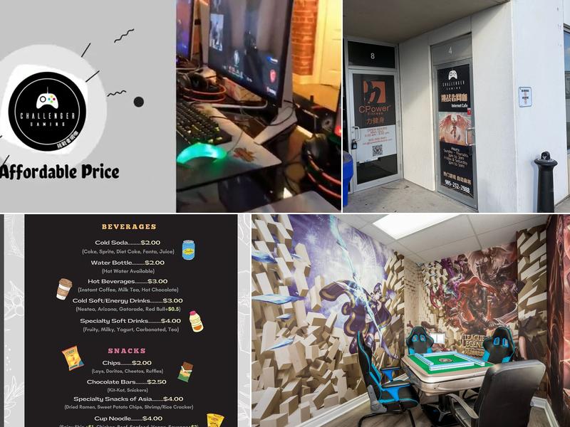 Challenger Gaming Internet Cafe Menu