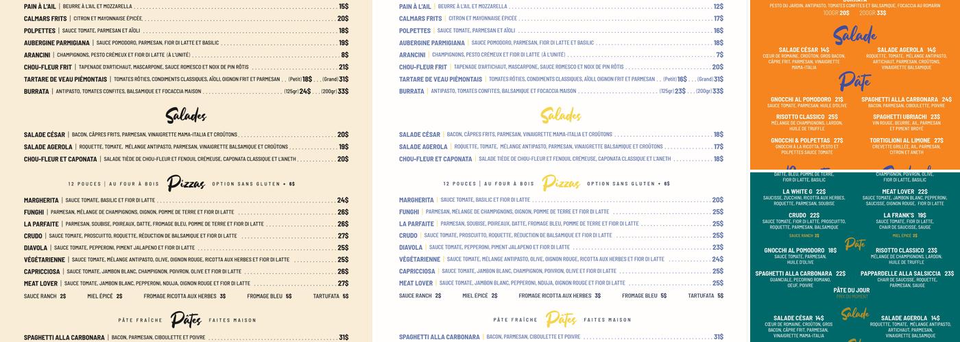 Restaurant La Selva Menu