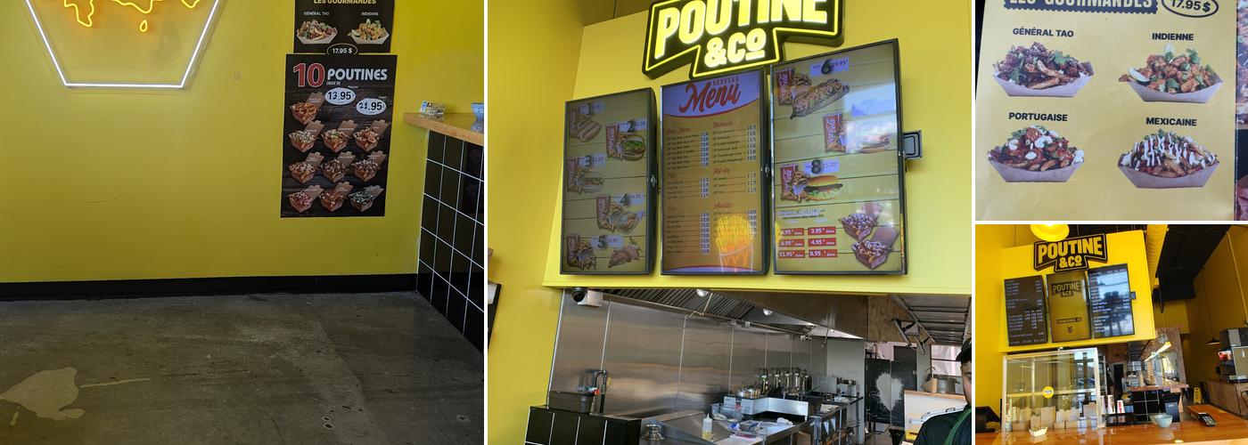 Poutine & co Menu