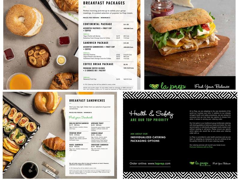 La Prep Menu