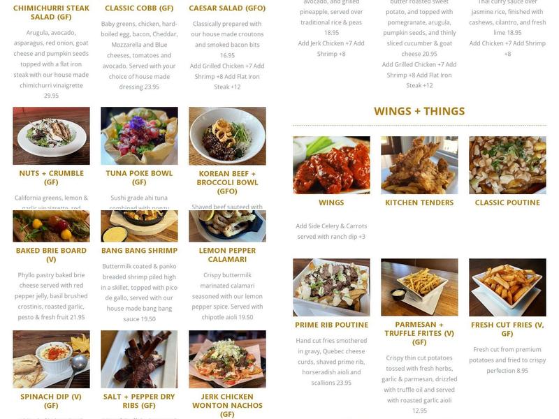 District Kitchen + Bar Menu
