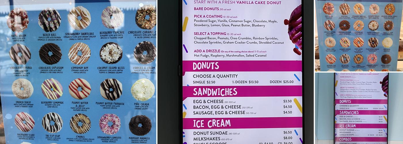 Duck Donuts Menu