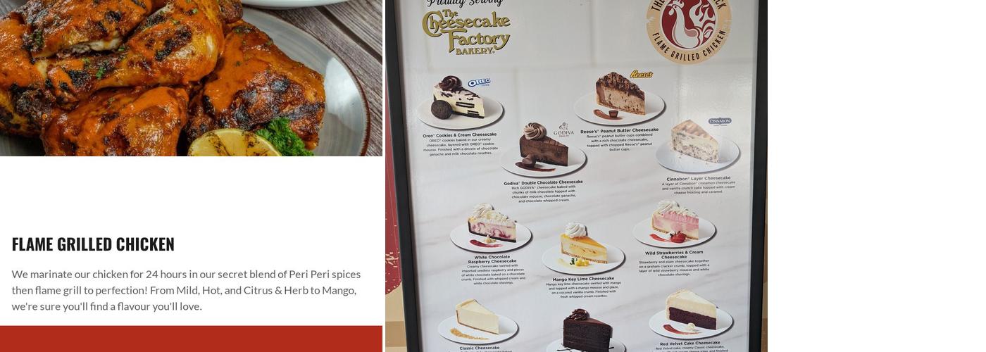 The Peri Peri Shack Menu