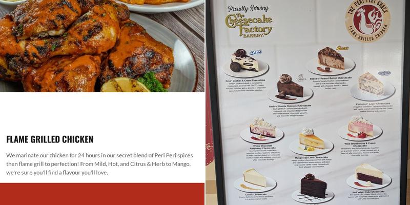 The Peri Peri Shack Menu