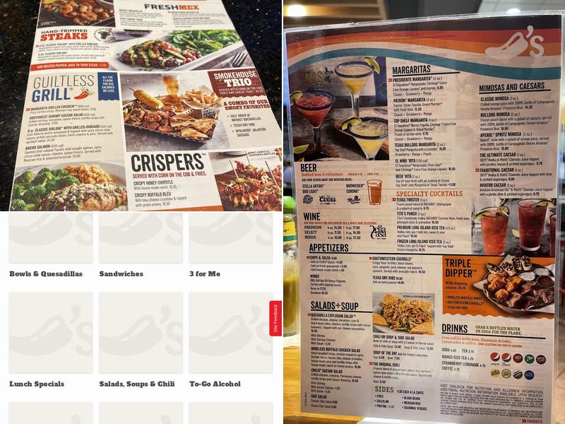 Chili's Grill & Bar Menu